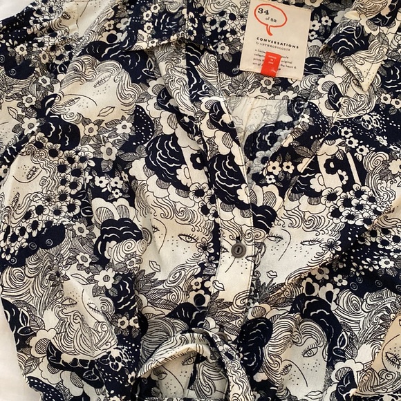Anthropologie 34 of 52 Conversations Shirt Dress - Picture 5 of 7
